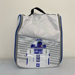 EUC Star Wars R2D2 full zip multi-pocket spa travel hand‎ bag carrier